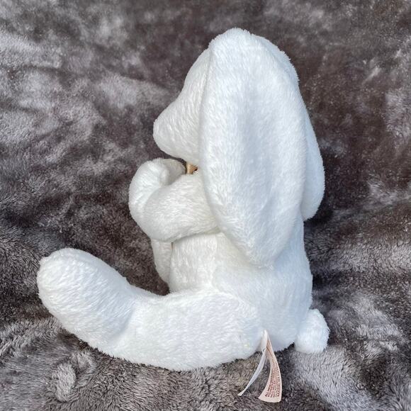 Dan Dee Praying Bunny Plush 8" Talking Now I Lay Me Down To Sleep Rabbit Stuffed - Picture 5 of 10